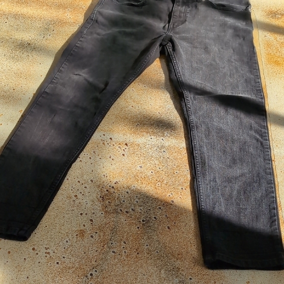 Levi's | 512 Black Denim Straight Cut Stretchy Jeans Size 32 - Picture 5 of 11